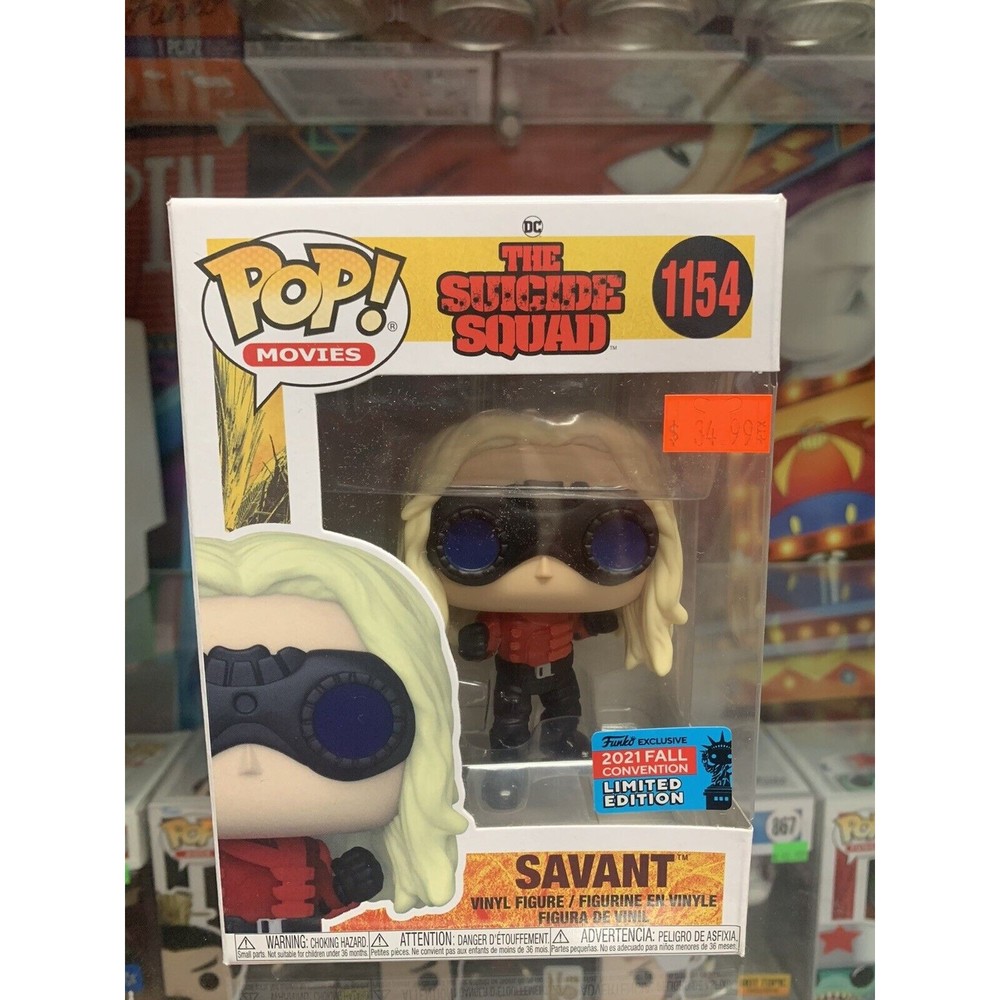 Funko Pop! The Suicide Squad Savant (1154) Fall Convention w/ Protector